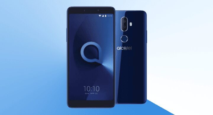 У Alcatel начались продажи Alcatel 5 и Alcatel 3V в России 5 Смартфон Alcatel 5 с тёмно-синим корпусом и двойной камерой на задней панели