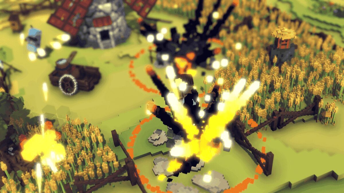 Don’t Stand Out появилась в раннем доступе в Steam 5 Взрыв из игры Minecraft в стиле пиксельной графики на игровой карте