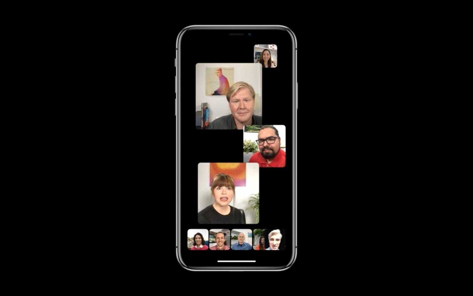 WWDC 2018. Apple представила новую быструю iOS 12. Все изменения 12 Смартфон iPhone с открытым экраном и видеозвонком
