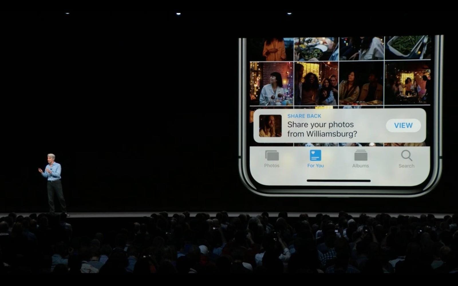 ios 12 photo sharing
