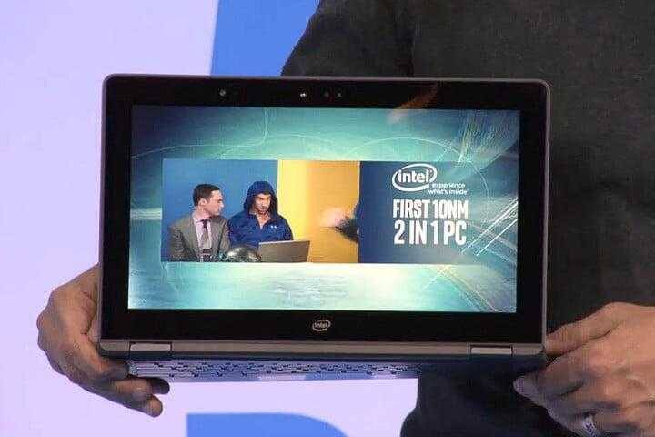 Новые 10-нм процессоры Intel появятся не раньше середины 2019 года 4 Показан ноутбук Huawei с дисплеем и интерфейсом Windows