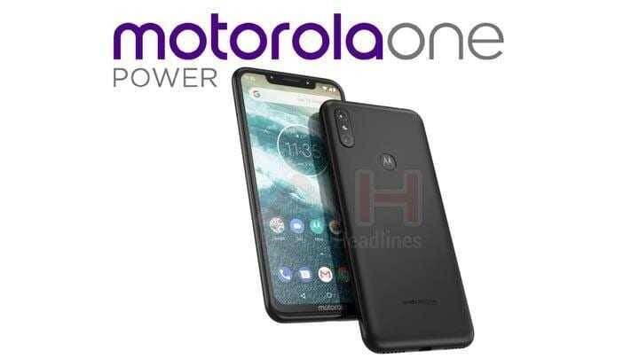 Смартфон Motorola One Power с задней крышкой и двойной камерой