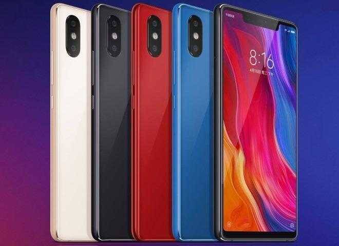 Xiaomi обновила свой флагманский смартфон Mi 8 SE 3 Ультраширокий ракурс изображает смартфоны Xiaomi Mi 8 SE в пяти цветах