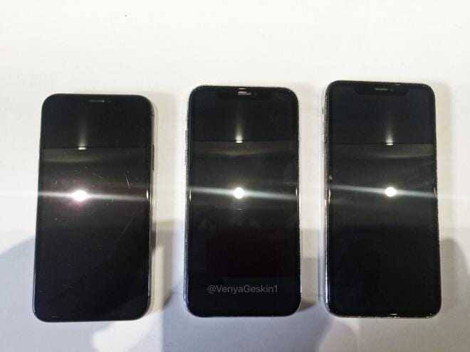 Три новых iPhone 2018 года с черными экранами