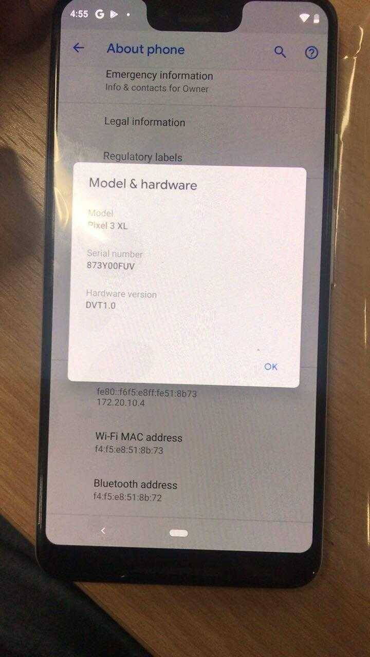 Блогер опубликовал фотографии Google Pixel 3 8 Экран смартфона Meizu 16 Plus с информацией о системе