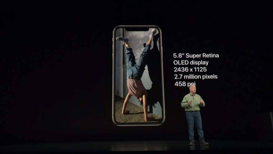Apple представила самый мощный iPhone XS и XS Max 24 Расклейка экрана iPhone с функциями дисплея OLED