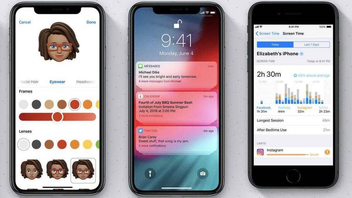 Apple выпускает бета-версию iOS 12.1 для разработчиков 1 Три айфона с разными интерфейсами и настройками
