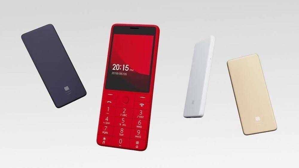 Кнопочный телефон Xiaomi с ИИ и разными цветами задних крышек