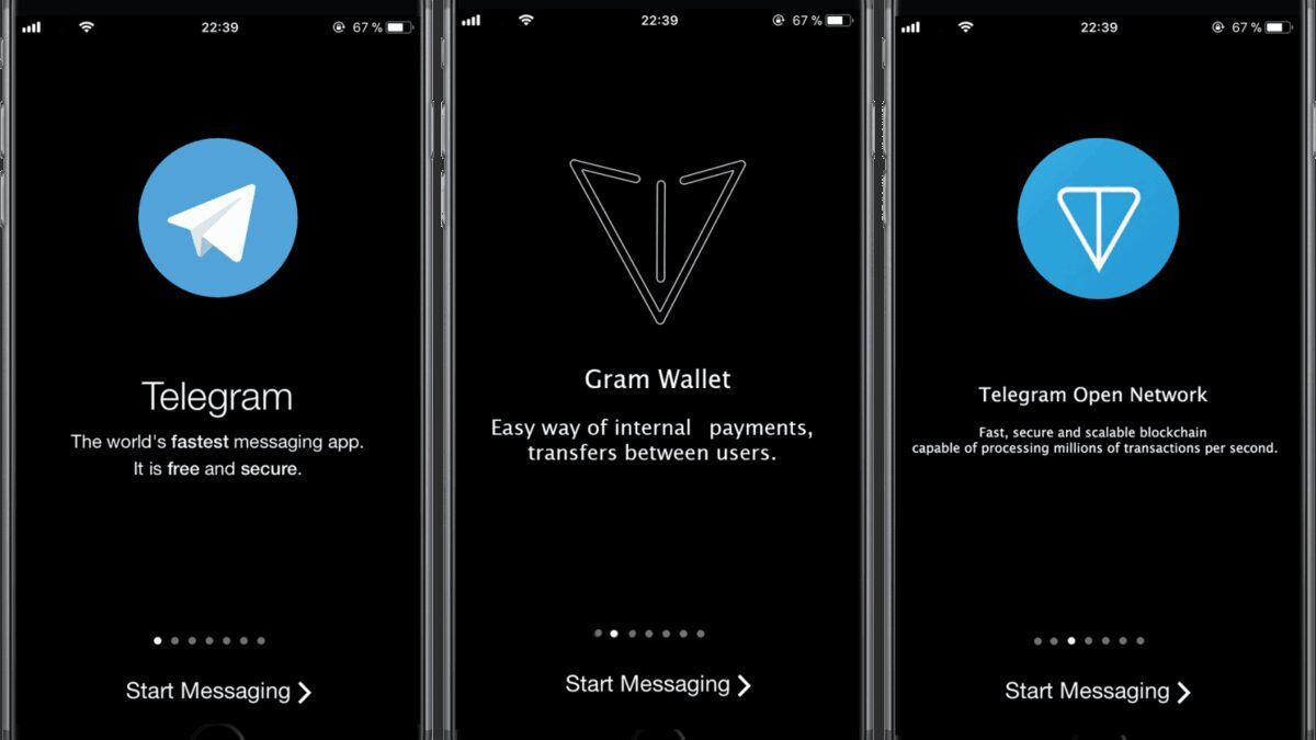 Экран приложений Telegram Ваги и Телеграм-кошелька