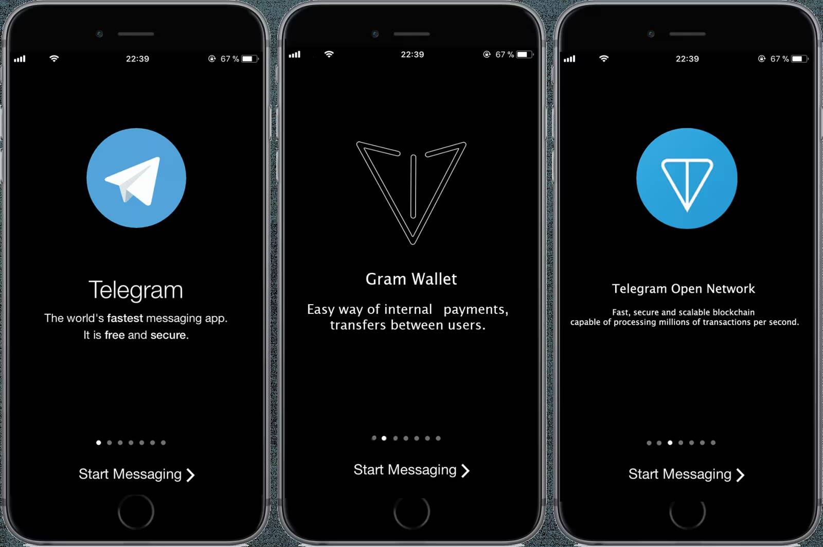 Экран приложений Telegram Ваги и Телеграм-кошелька
