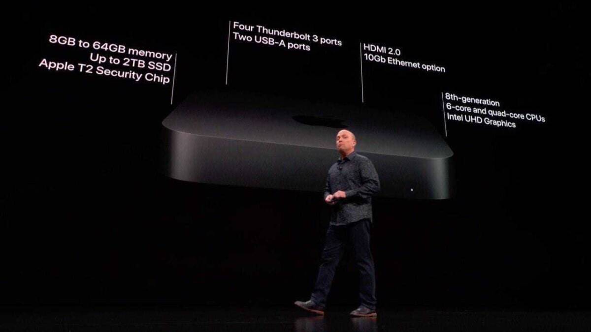 Apple Special Event: обновлённый Mac Mini 2018 5 Представление обновлённого Mac Mini с техническими характеристиками