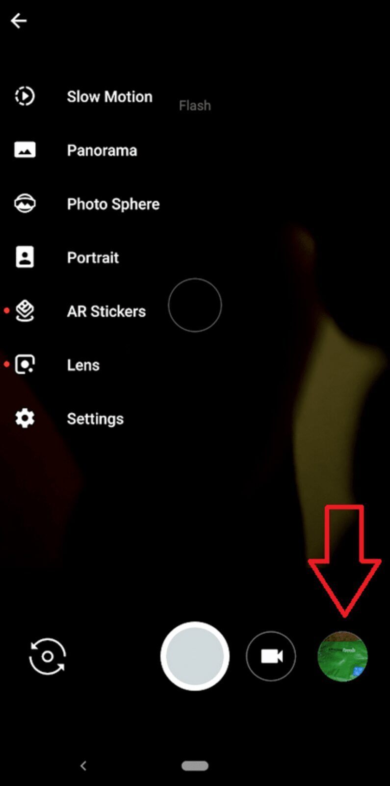 Смартфоны Pixel отказываются сохранять фотографии 3 Экран мобильного телефона с меню камеры и функциями