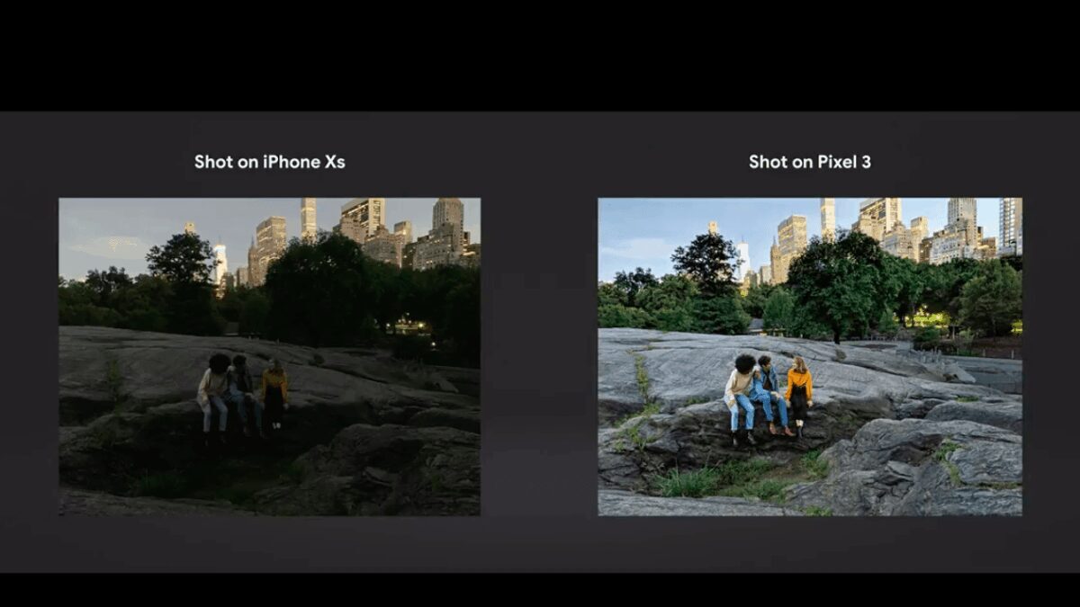 Сравнение фотографий, сделанных на Pixel 3 и iPhone Xs