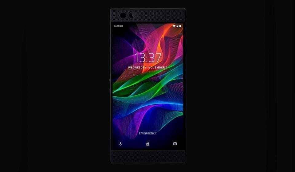 Смартфон Razer Phone 2 покажут 27 октября 5 Розовский смартфон Razer Phone 2 спереди с экраном