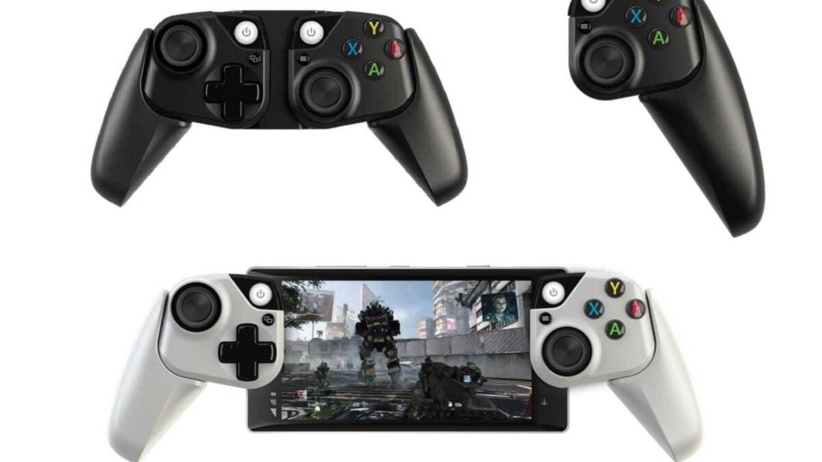 Игровой контроллер и смартфон Google Pixel 3 XL