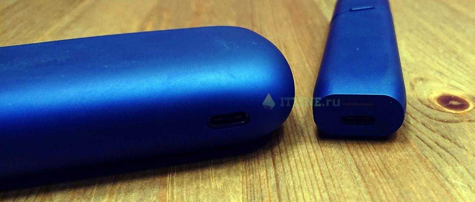 Обзор IQOS 3 и IQOS 3 Multi. Крутое обновление 14 Порт USB-C для зарядки IQOS 3 и IQOS 3 Multi