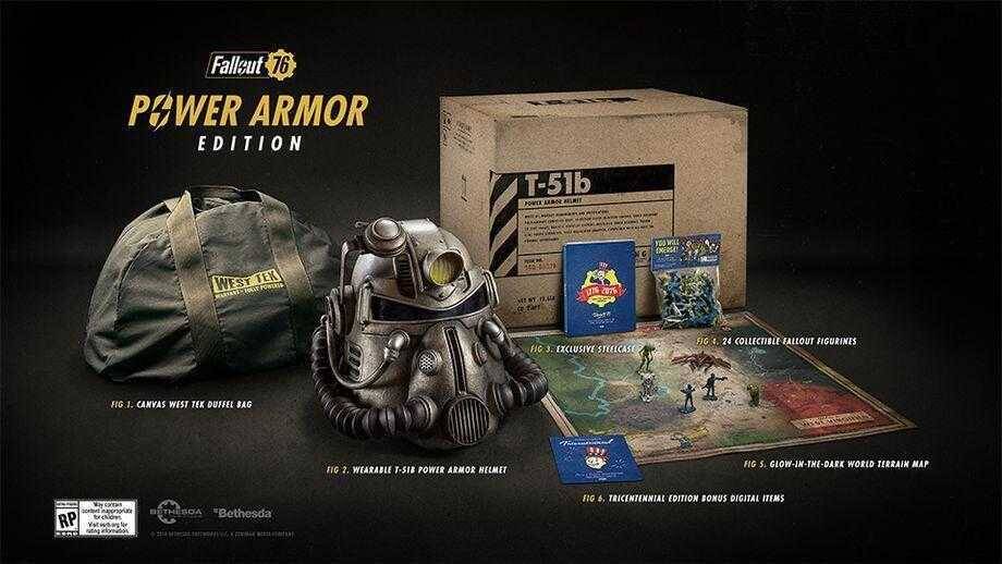 Коллекционка Fallout 76 оказалась не тем, чего ожидали фанаты 5 Коллекционная версия Fallout 76 Power Armor Edition с шлемом T-51b и мешком для переноски