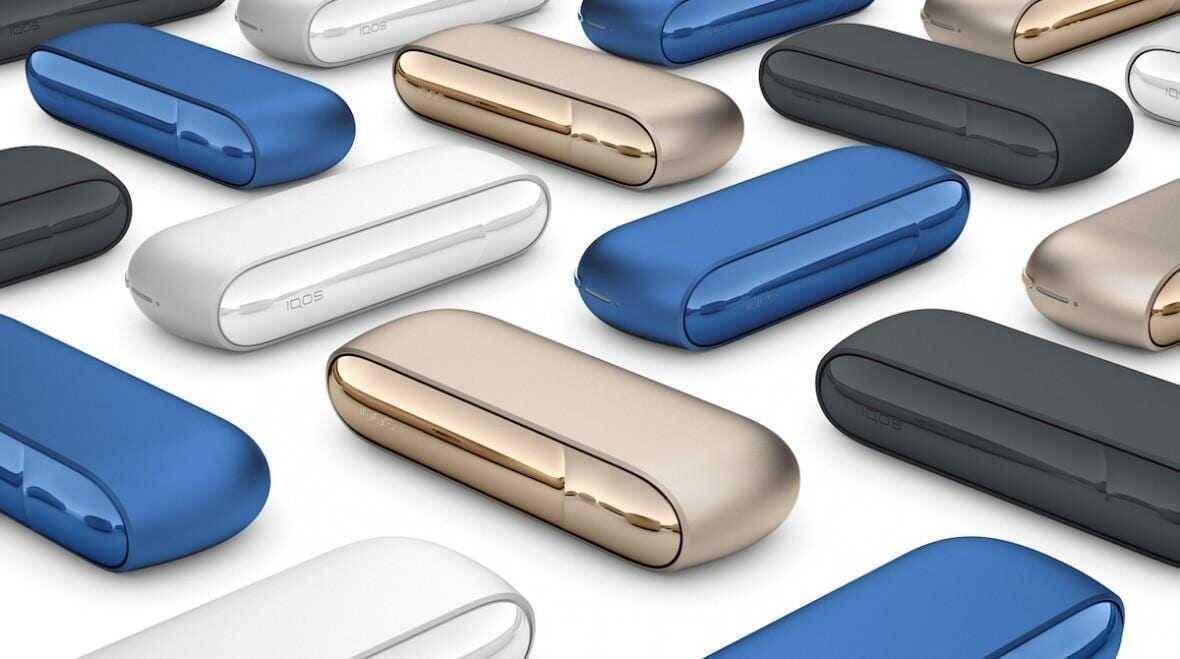 Различные цветные корпуса IQOS 3 и IQOS Multi изогнутые формы
