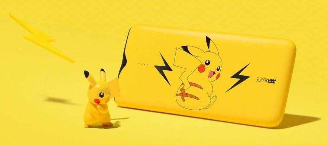 Пикачу из анимации с Power Bank Oppo