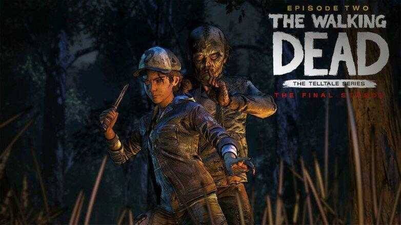 Портрет двух героев из сериала Walking Dead