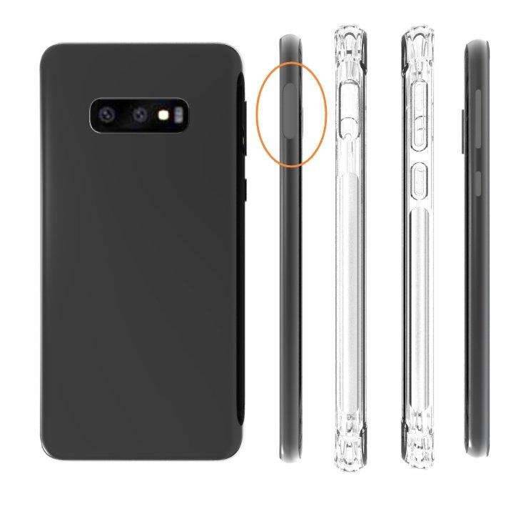 Все слухи о Samsung Galaxy S10 9 Боковой вид Samsung Galaxy S10 с боковой кнопкой