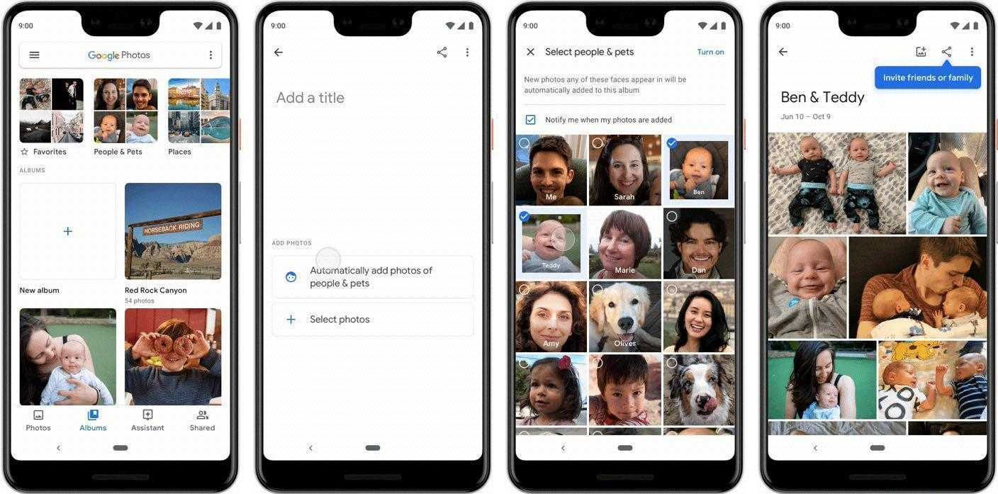 Google Photos Live Albums hero