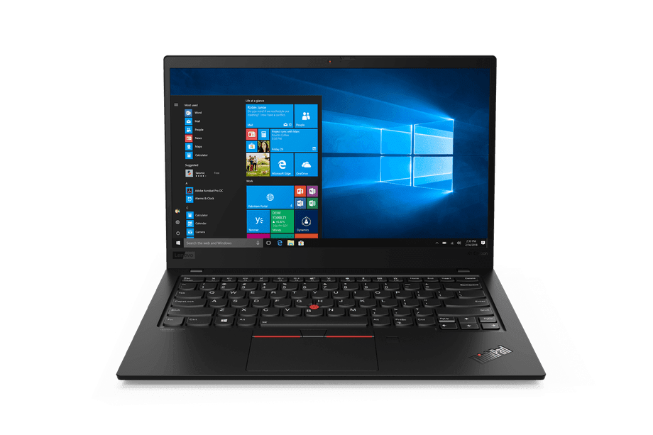 CES 2019. Lenovo обновила ноутбуки ThinkPad X1 Carbon 3 02 X1 Carbon Hero Front Facing JD.0