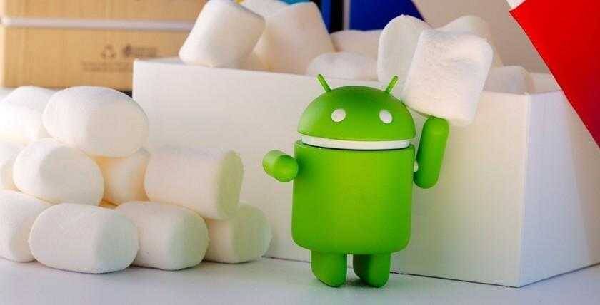 Android Q усилит защиту конфиденциальности 3 Фигурка Android Q среди маршмеллоу на белом фоне