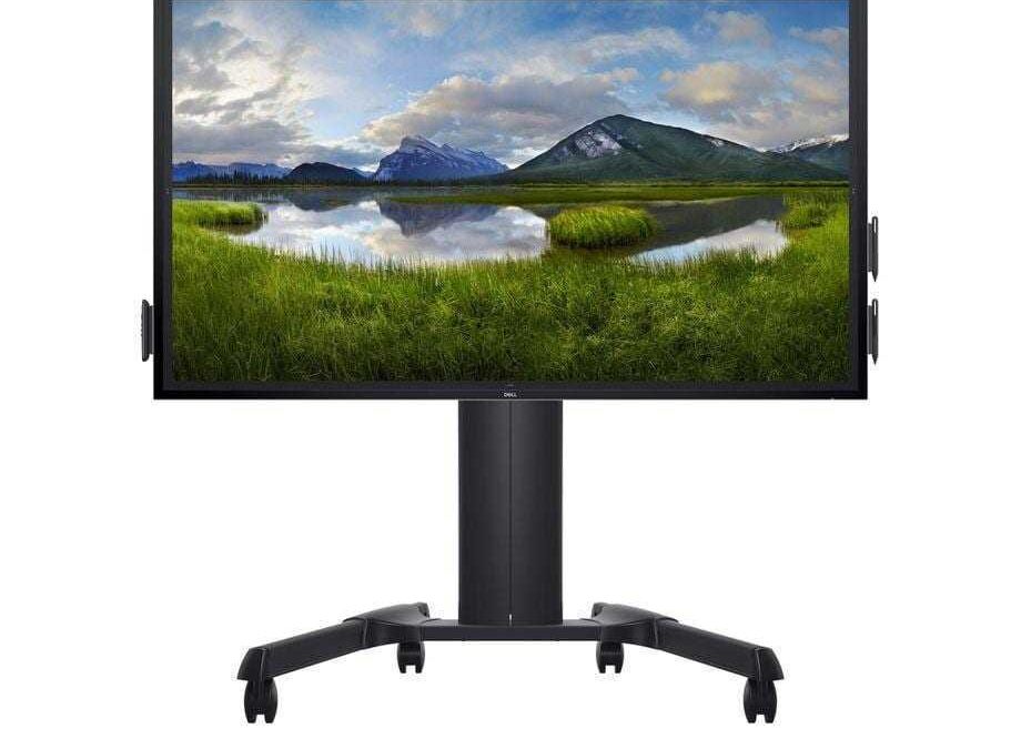 Большой сенсорный дисплей смартфона Galaxy S10 с чёрной рамкой