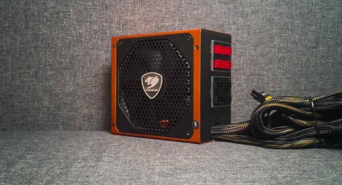 Краткое мнение о блоке питания Cougar CMX 850 8 Блок питания Cougar с вентиляционной решеткой и кабелями