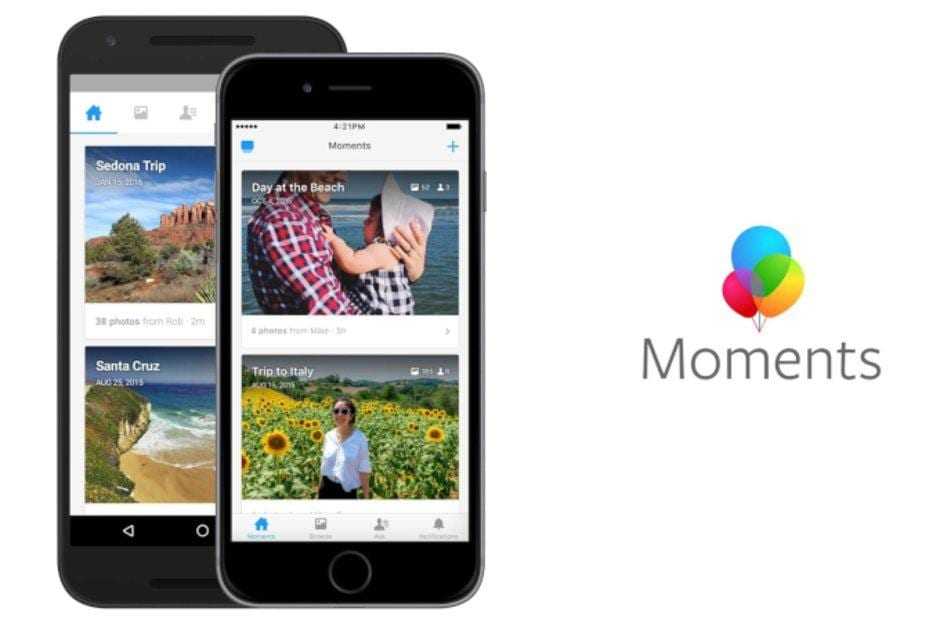 Facebook закрывает сервис для фотографий Moments 4 Facebook kills off Moments app due to lack of interest