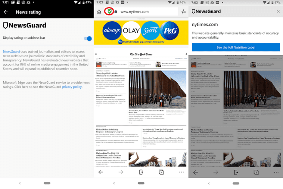 Microsoft борется с фейковыми новостями в браузере Edge 7 Microsofts Edge browser now warns you when youre reading fake news