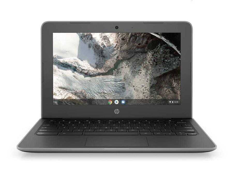 Ноутбук HP Chromebook для школьников передний обзор
