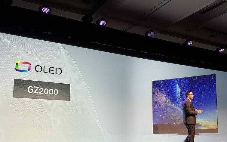 Панель OLED GZ2000 с ярким дисплеем и изображением звездного неба