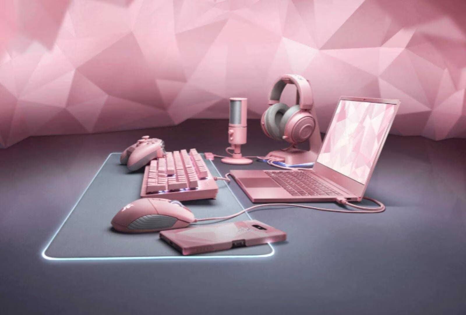 Razer выпустит розовый игровой ноутбук ко Дню Святого Валентина 1 Задняя панель Asus ROG Phone 2 с подсветкой логотипа