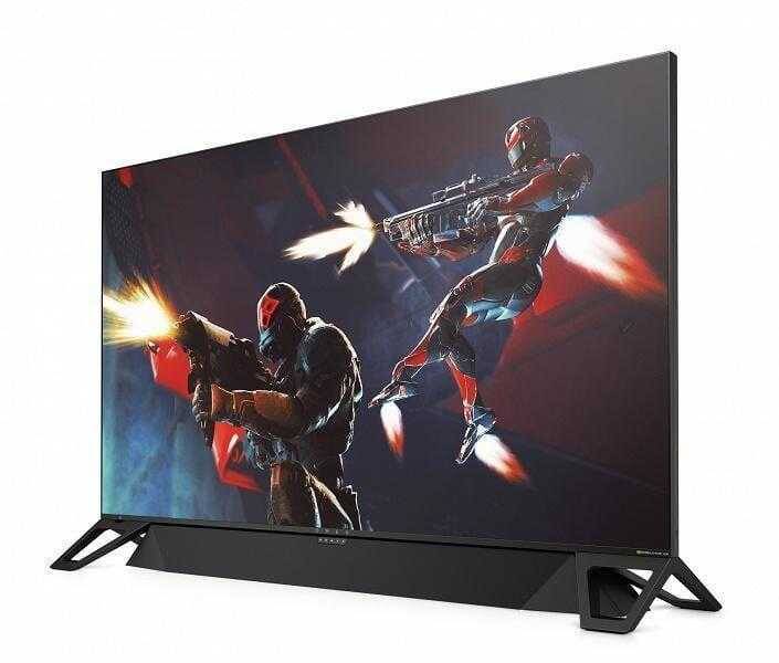 Игровой монитор HP Omen X Emperium с изображением боевой сцены