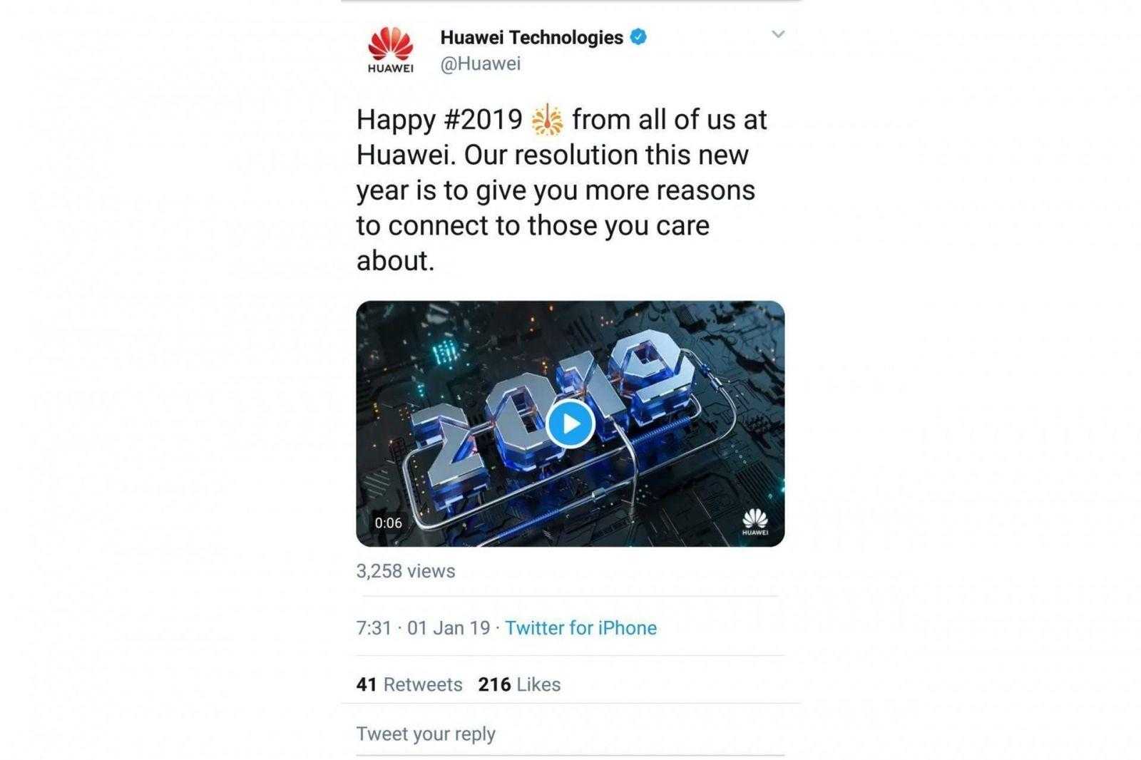 Huawei понизила в должности двух сотрудников и сократила их зарплату за пост с iPhone 3 huawei nye tweet