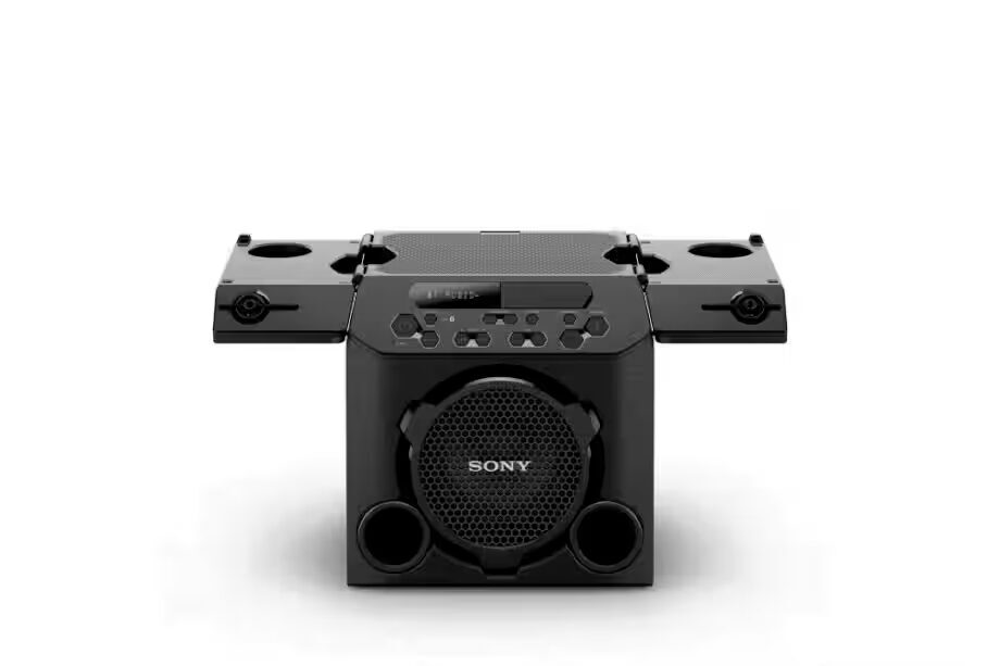 CES 2019. Sony показала колонку с подстаканниками для пива 3 Портативная колонка Sony с подстаканниками для пива спереди