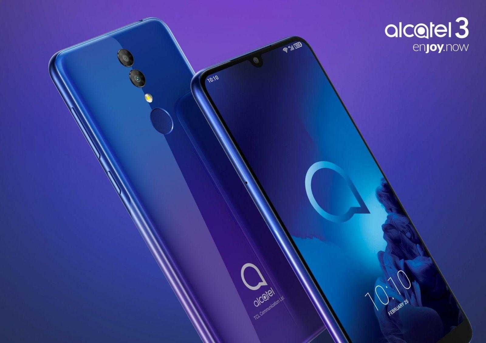 MWC 2019. Alcatel показала смартфоны 3-й серии Alcatel 3 и 3L 6 Alcatel 3 pressview 01