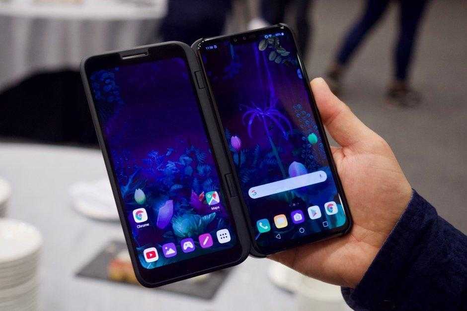 MWC 2019. LG представила свой 5G-смартфон LG V50 ThinQ 6 LG V50 ThinQ hands on 24