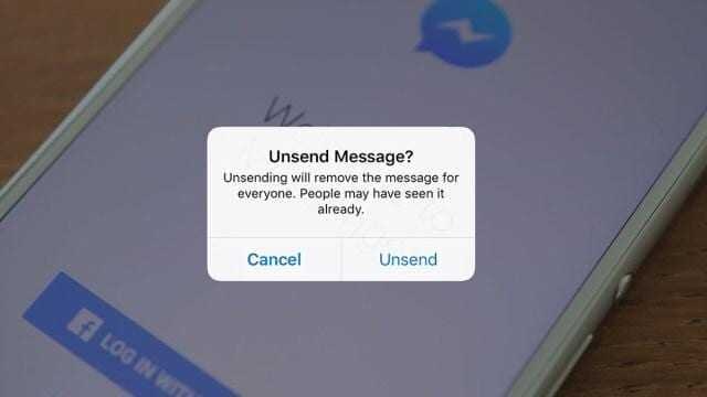 facebook messenger unsend msg