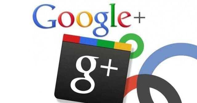 Логотипы Google plus и Google в изображении