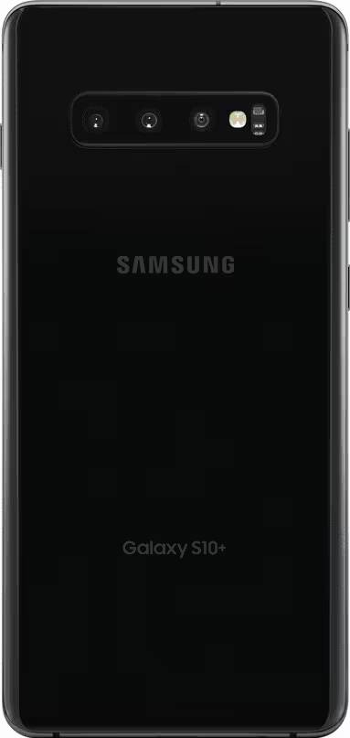Задняя панель Samsung Galaxy S10+ с тремя камерами и логотипом