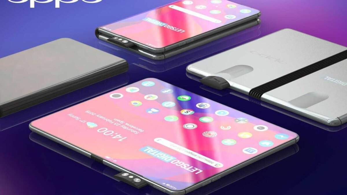 MWC 2019. Складной смартфон Oppo появился на рендерах 7 oppo opvouwbare telefoon