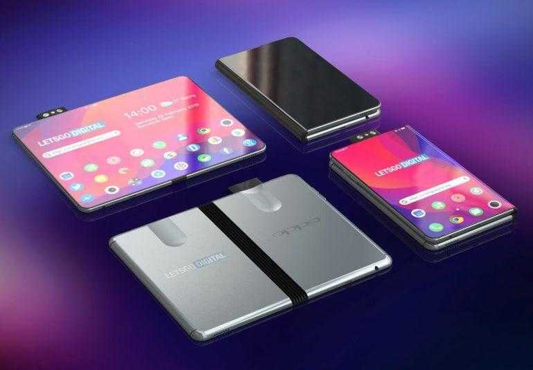 MWC 2019. Складной смартфон Oppo появился на рендерах 11 opvouwbare oppo telefoon 770x535 1