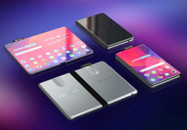 opvouwbare oppo telefoon