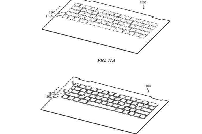 Электронная клавиатура для MacBook с трансформируемыми клавишами