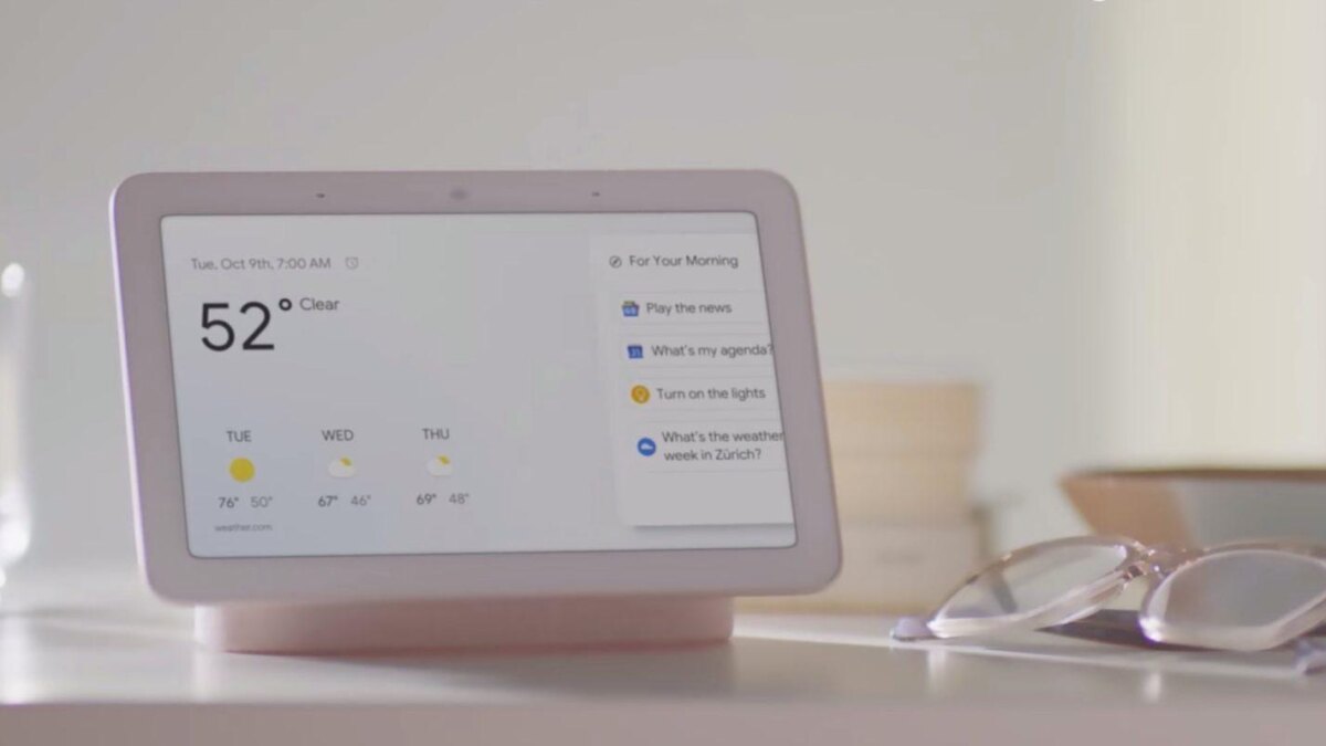 google home hub cover