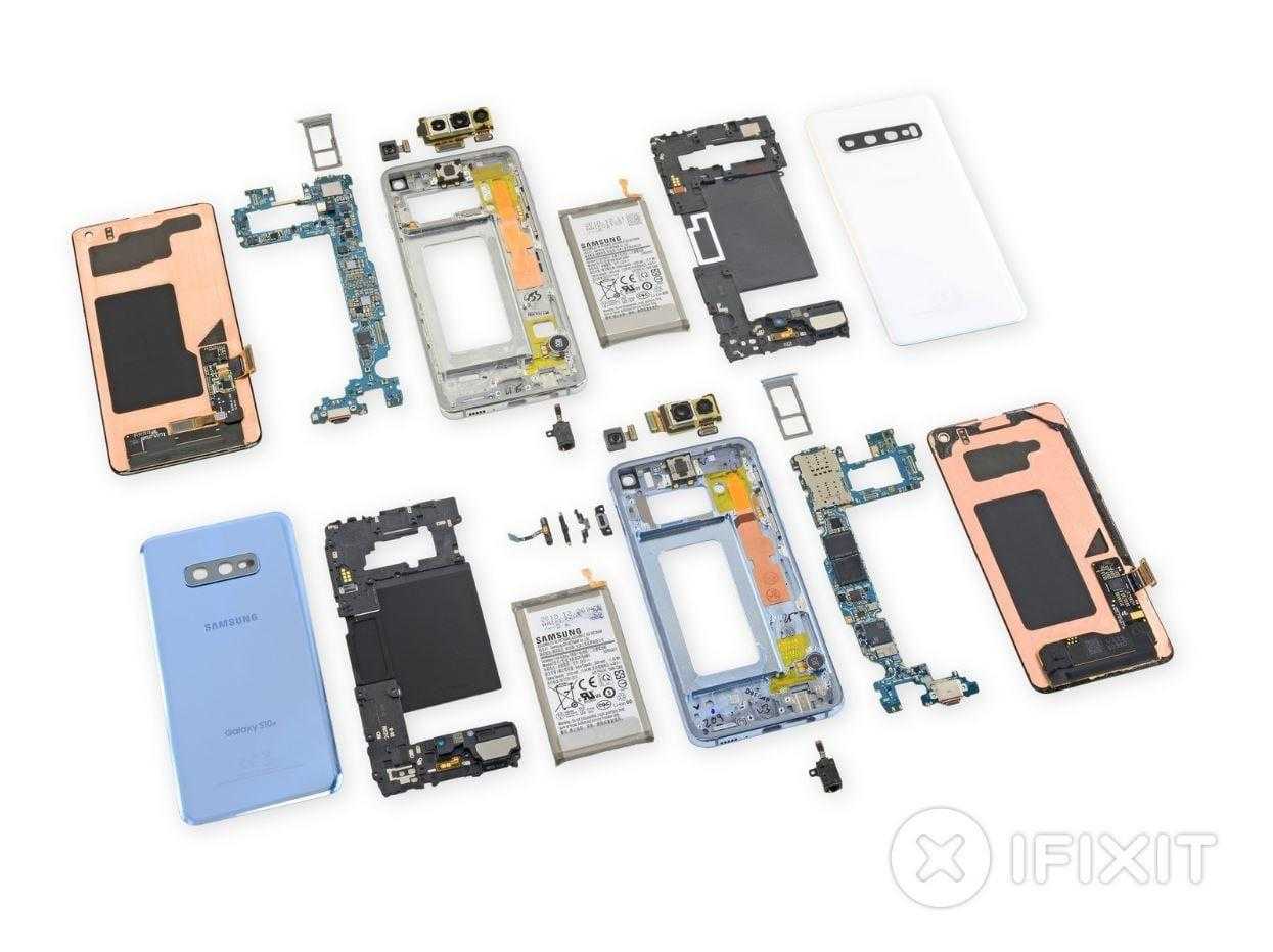 В iFixit разобрали Galaxy S10. Ремонтировать его будет сложно 7 ifixit s10 3