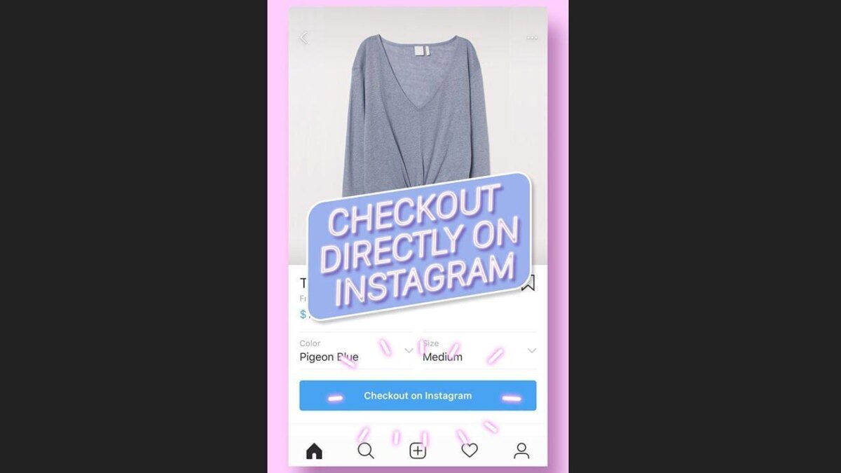instagram checkout